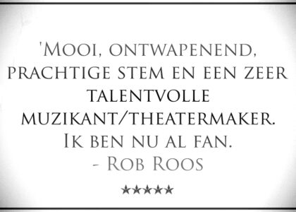 Catalijne, zangeres theater_quote Rob Roos Theater aan de Schie